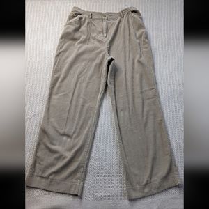 J. Jill Academia Corduroy Wide Leg Pants Women’s 16 Tall Tall Crochet Details